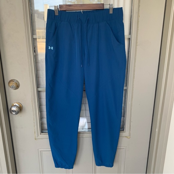 Under Armour Teal Blue Track Pant Joggers - Picture 1 of 8